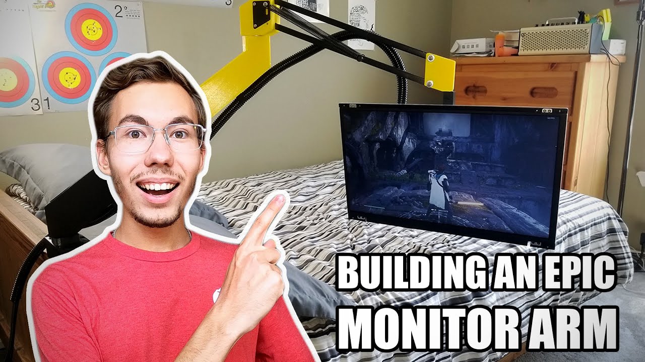 Building a 3D Printed Monitor Arm for Your Bed