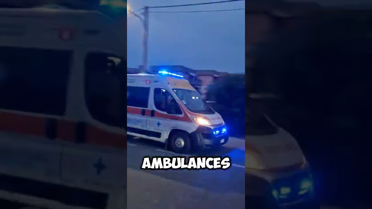 Почему у машин скорой помощи красные и синие огни на крыше? 🚑😨