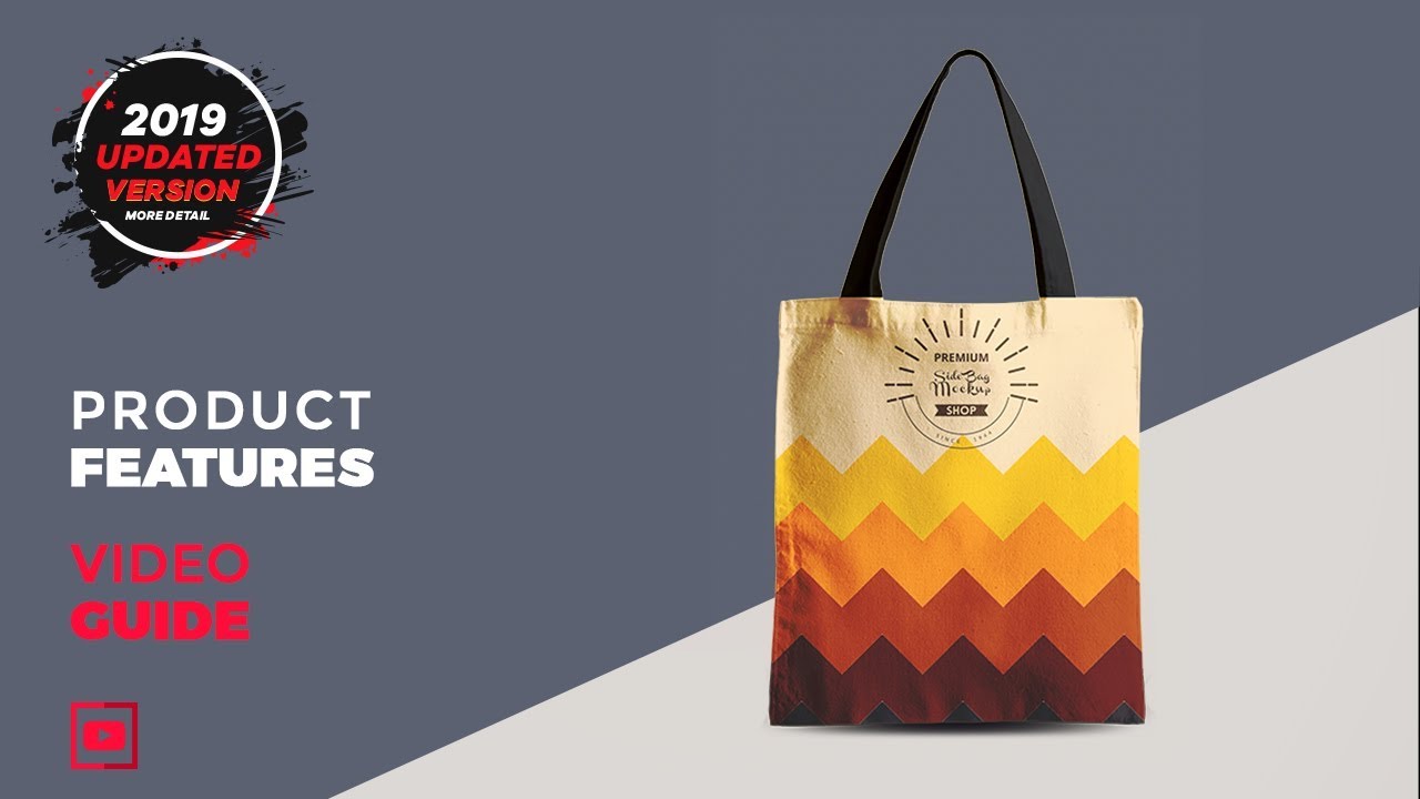 How to use tote bag mockup templates by designertale