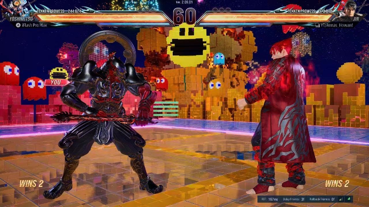 Yoshi fights Jin Kazama