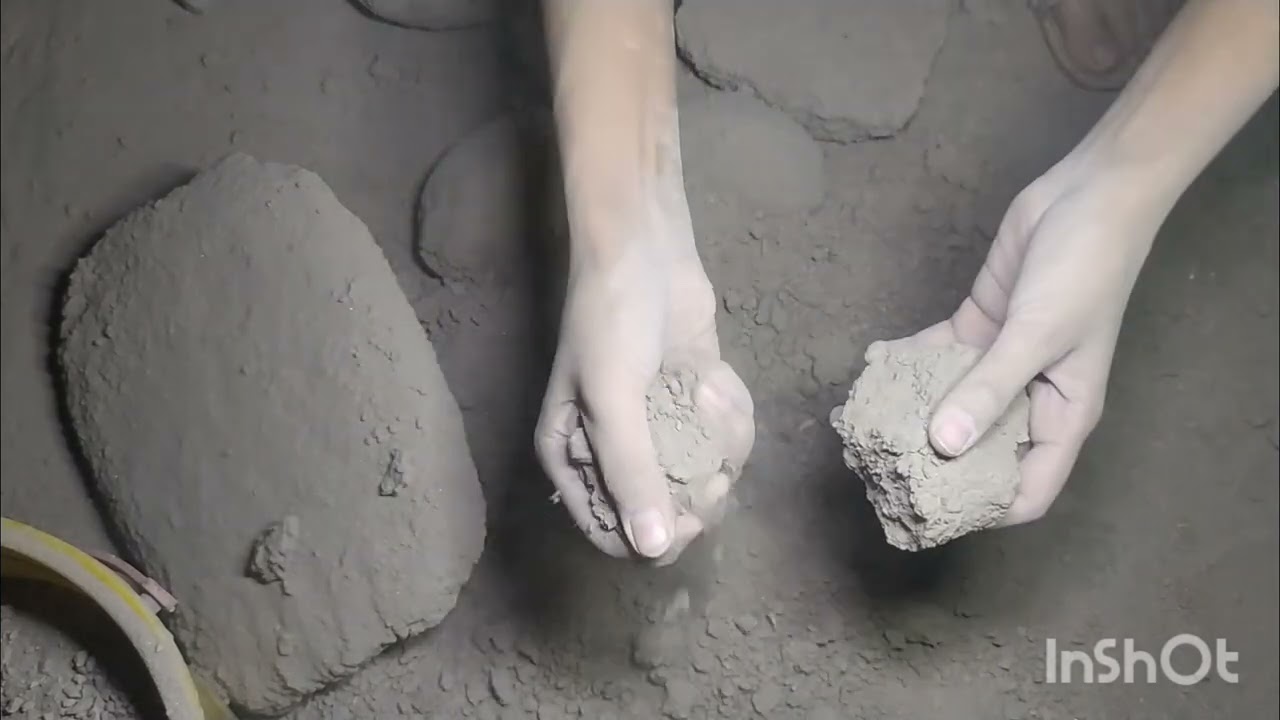 Super bombastic night shoot ❤️😍red concrete with gray sand dry floor + bucket crumbling 🤤 relaxing 😌