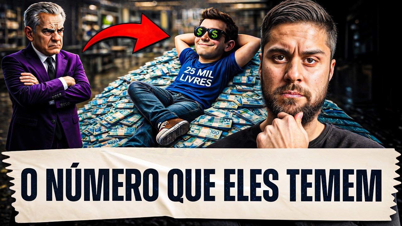 Por que o BANCO te ODEIA quando você junta R$ 25 MIL