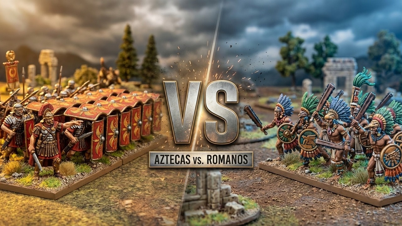 Aztecas vs. Romanos ¡Choque de civilizaciones en DBA 3.0!