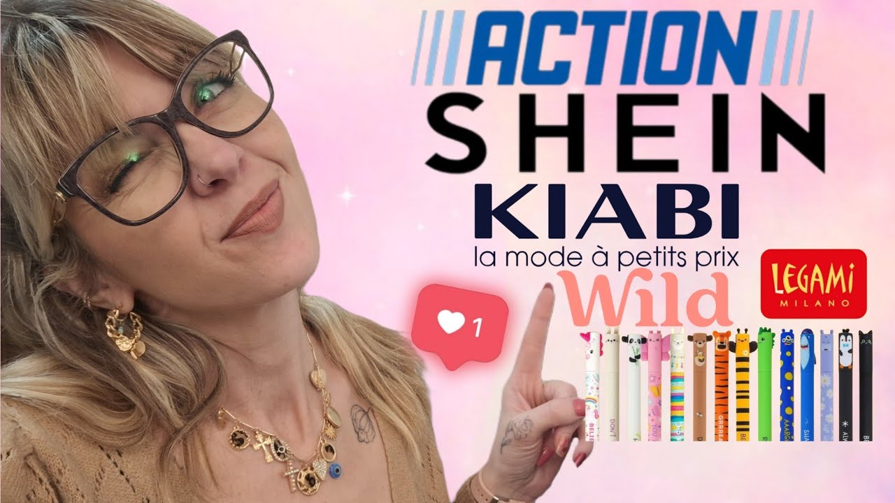 VLOG #254 : Haul Action, Shein, Kiabi, Legami, Tatouage, Tri, Wild •