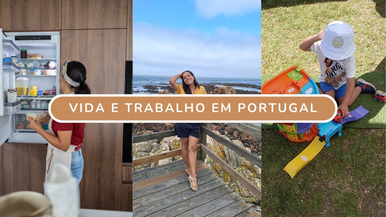 Minha vida em Portugal | trabalho, mercado e rotina com filhos
