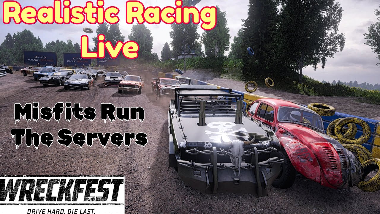 24 Player Wreckfest Realistic Racing Lobby LIVE On PS5
