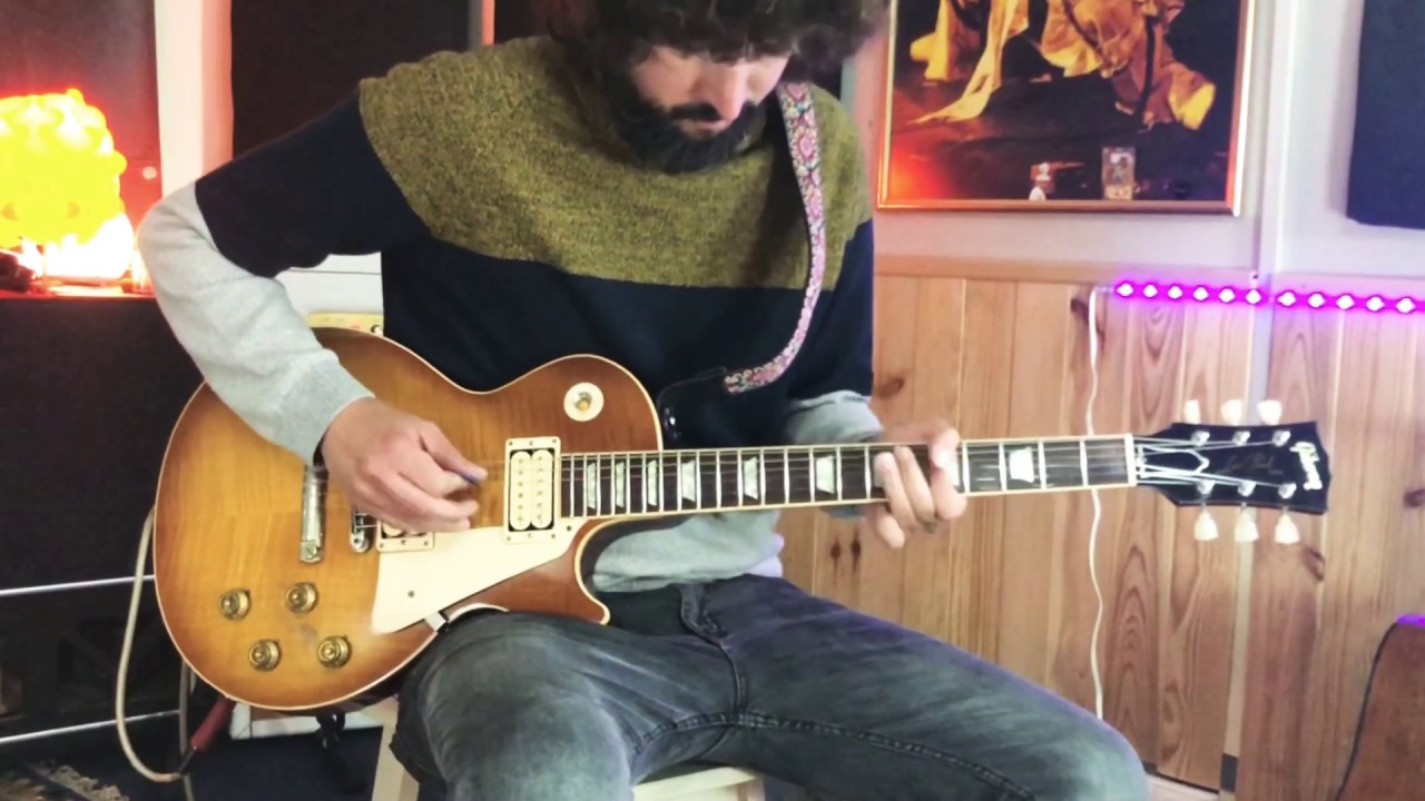 Les Paul , Klon centaur, and 3 different fuzz pedals with Marshall Jtm45  ReWind pickups Abrildel85
