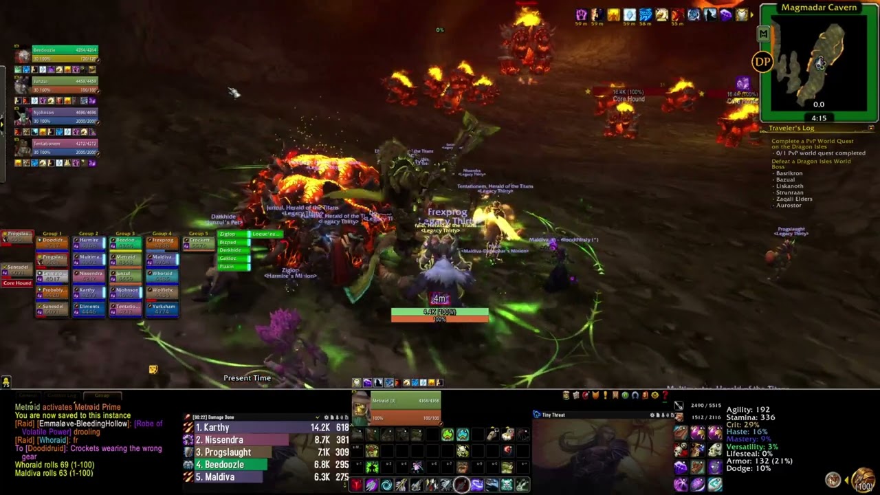 Lvl 30 Twinks Extinguish The Molten Core