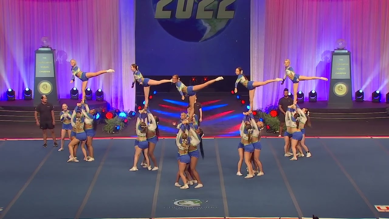 Stingray All Stars - Blue Angels in Finals at The Cheerleading Worlds 2022