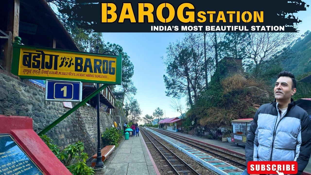 BAROG: Is this India's Most Beautiful Railway Station? 😍 Barog Travel Vlog