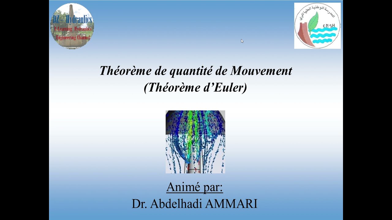 Théorème de quantité de mouvement (Euler)