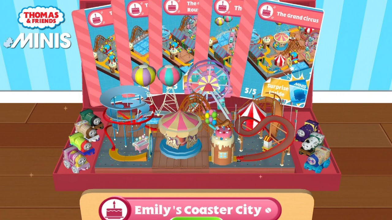 Thomas & Friends Minis 🚂EMILY & SWEET EMILY Minis,THE BIRTHDAY PARTY Map *COASTER CITY 2020 Update*!