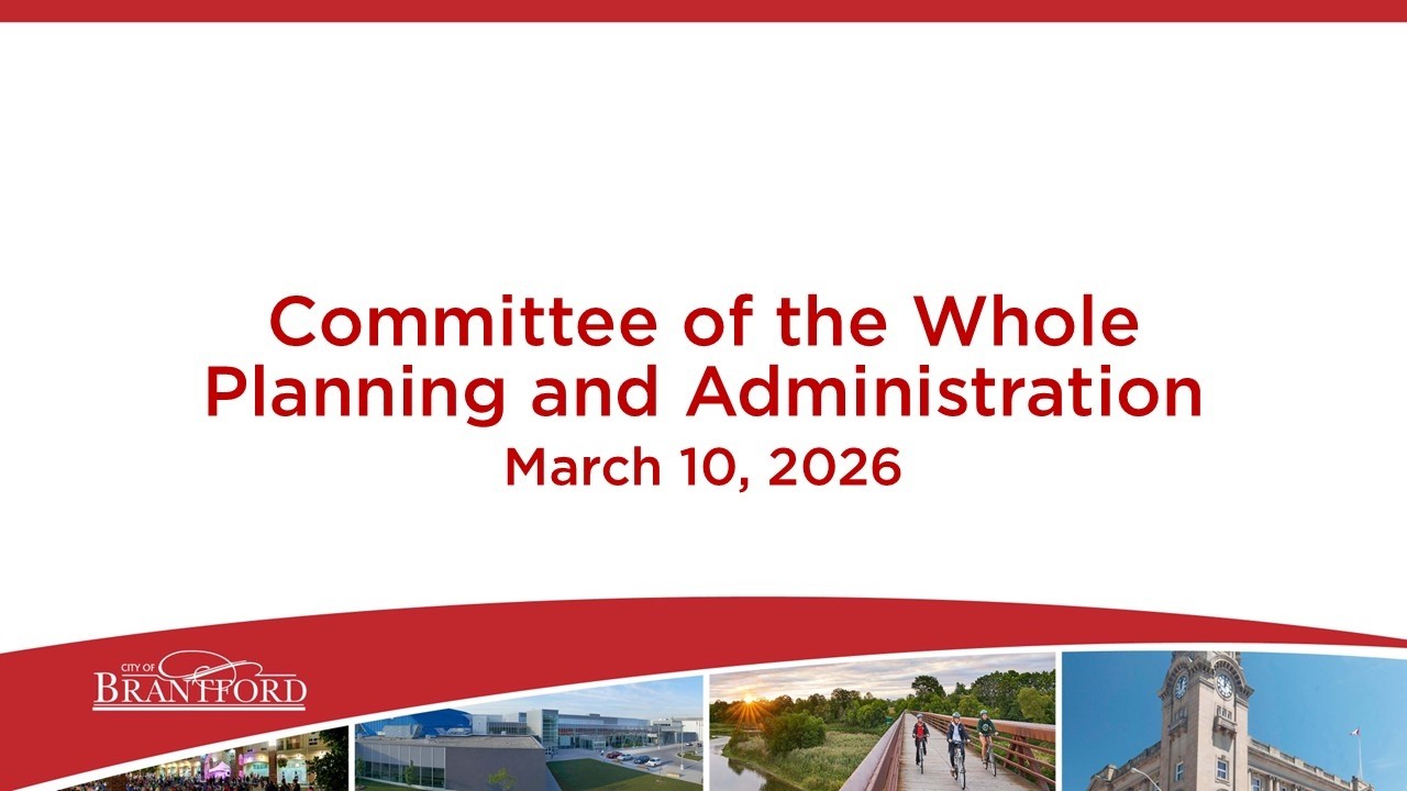 Committee of the Whole - Planning and Administration