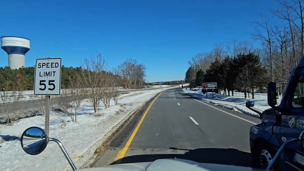 1/28/26, Heavy Haul to the Border: Kernersville to Virginia State Line Winter Drive