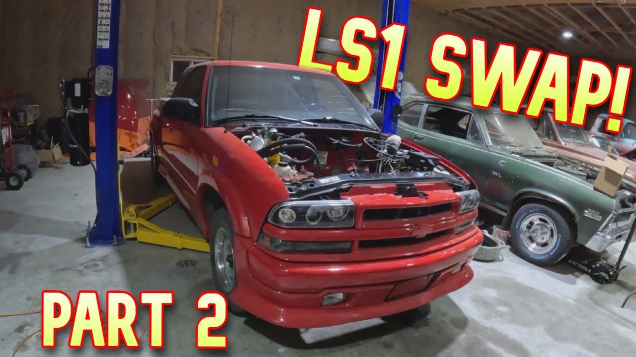 LS SWAP necessities INSTALLED for the S10! Follow these steps!!