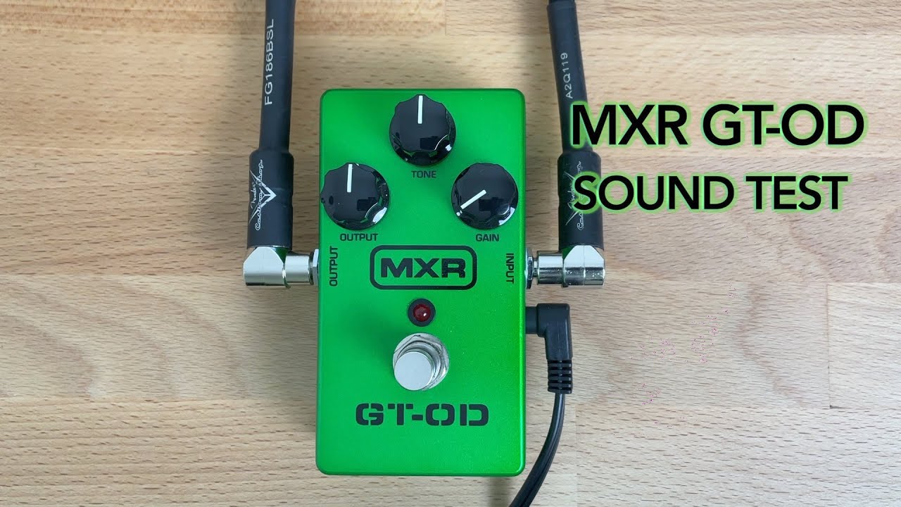 MXR GT-OD NO TALK (Sound Test)