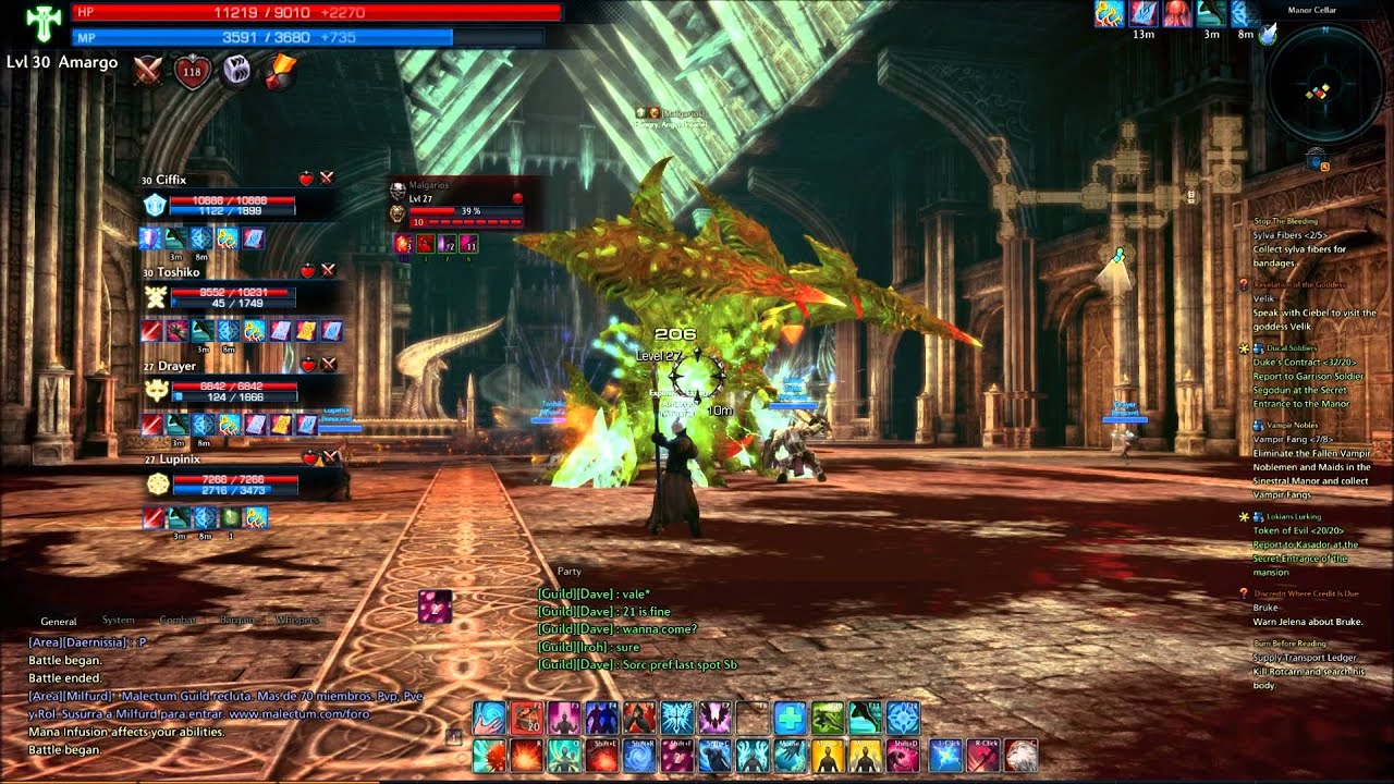 TERA Last Boss Sinistral Manor