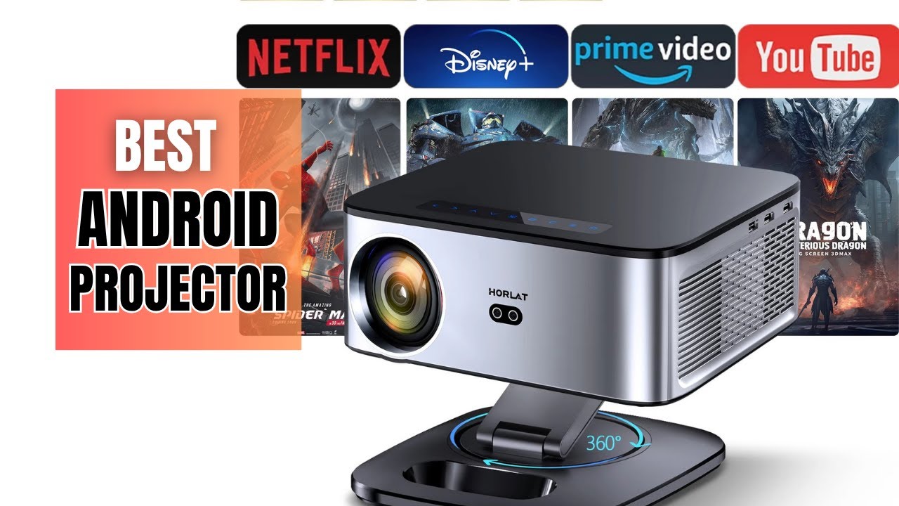 Best 4k Android Projector | Horlat Projector Lumens Android Home Theater Review in 2025
