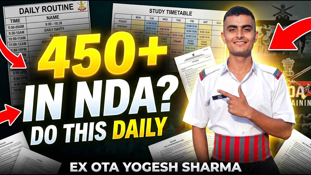 From Beginner to 450+ Marks: NDA 2 2026 Strategy