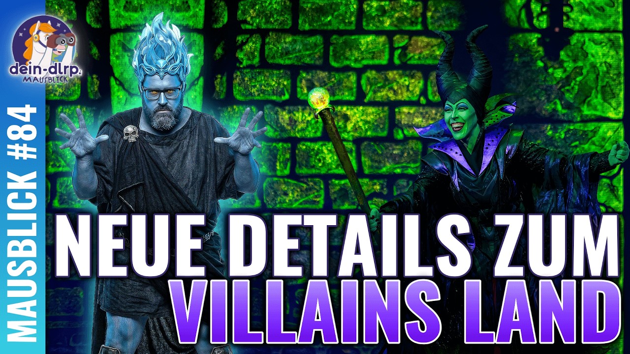 Villains Land: Neue Details zu Attraktionen & Restaurants + mehr Disney Parks News