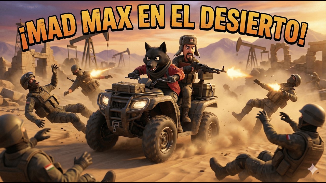 ¡MAD MAX EN AL MAZRAH! 🏎️🌵 Atropellos, Remates y Fuga a KOSCHEI COMPLEX