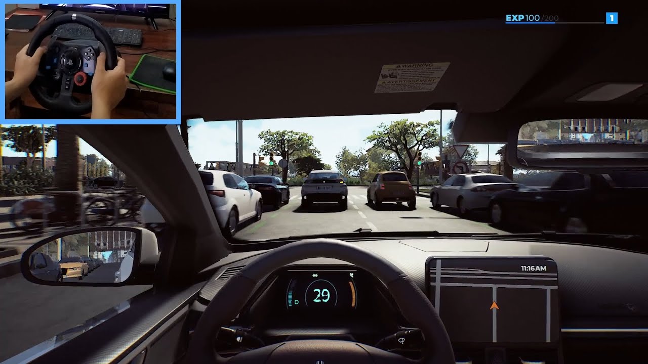TAXI LIFE : A City Driving Simulator I Logitech G29 I Gameplay part 1