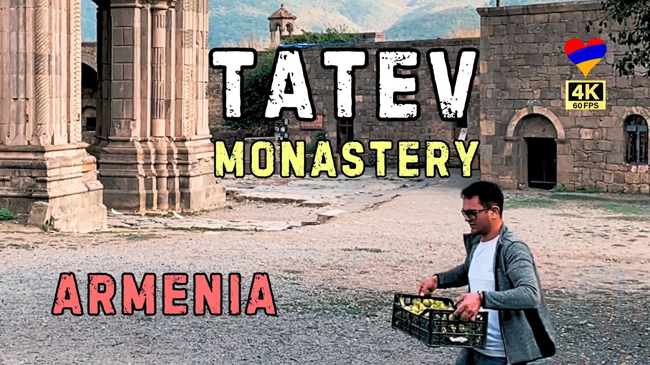Татевский монастырь, Армения 🇦🇲 Путешествие по красивой извилистой дороге и природе [Армения 4K]