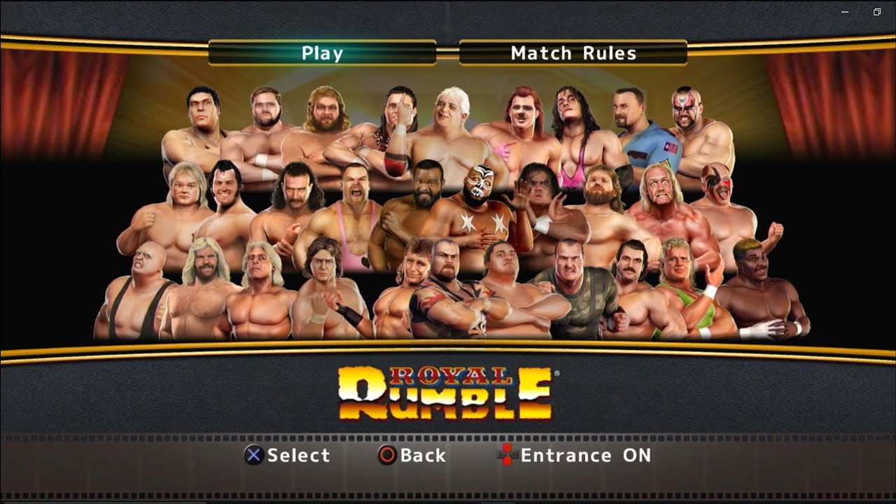 30 Man Royal Rumble: WWE Legends Of WrestleMania Gameplay