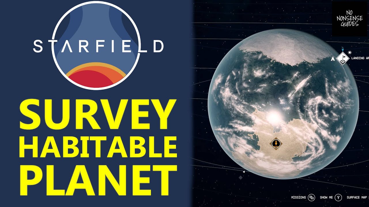 Starfield Top of The List - Survey Habitable Planet - How to Survey Planet