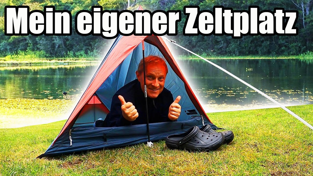 Mein eigener Zeltplatz - was taugt das High Peak Hauszelt Minilite? 😎 AddiHabibi Vlog