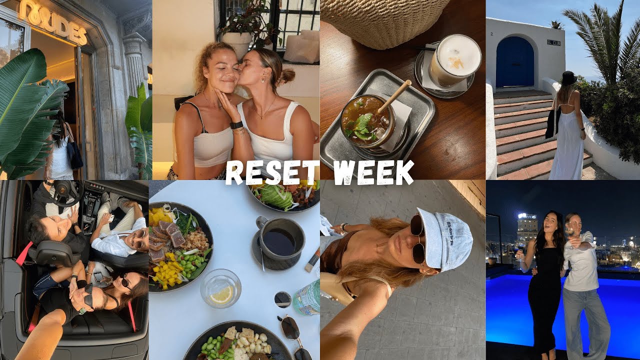 RESET WEEK // diet / friends in town / shoot