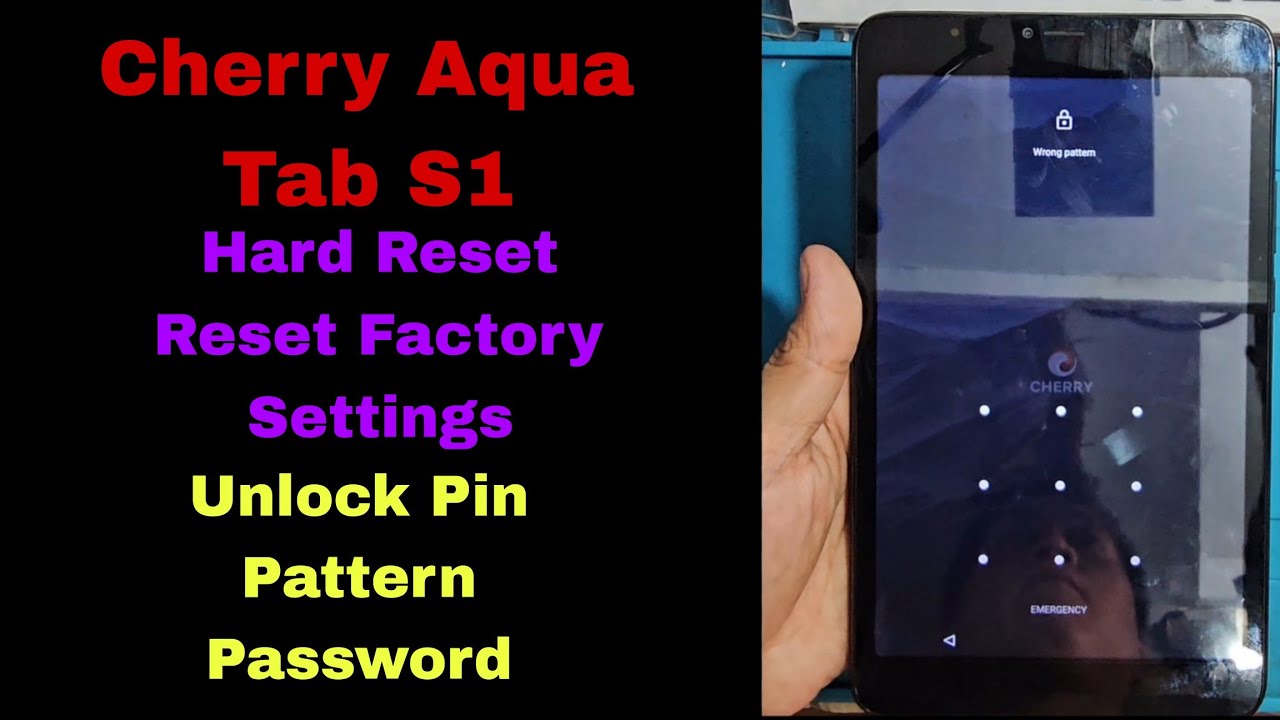 Cherry Mobile Aqua Tab S1 How to Hard Reset/ Reset Factory Settings | Unlock Pin/Pattern/Password...