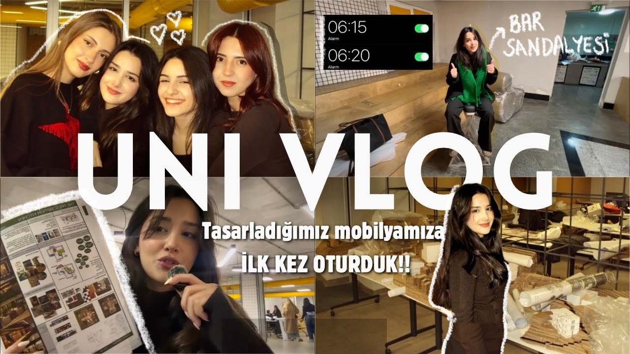 BAR SANDALYESİ ÜRETTİRİP OKULA SOKTUK| JURİ GÜNÜ VLOG
