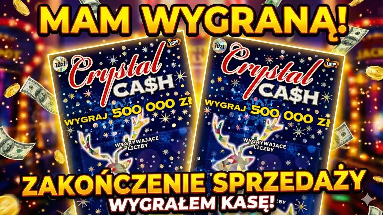 Zdrapki Lotto 🎲 CRYSTAL CASH #0655 – Zakończenie Sprzedaży 04.02.2026 🏁