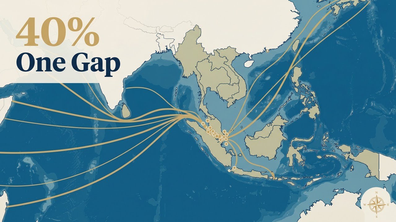 The 2.7km Gap That Moves 40% of Global Seaborne Trade