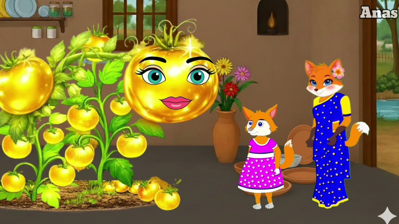  রান্না ঘরে সোনার টমেটো চাষ | Bangla cartoon | Rupkothar golpo | Cartoon on | Fox cartoon |