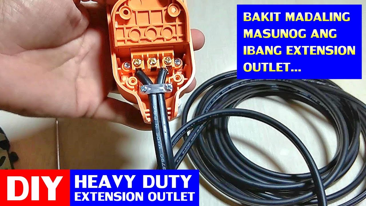 PAANO MAG INSTALL NG HEAVY DUTY EXTENSION OUTLET