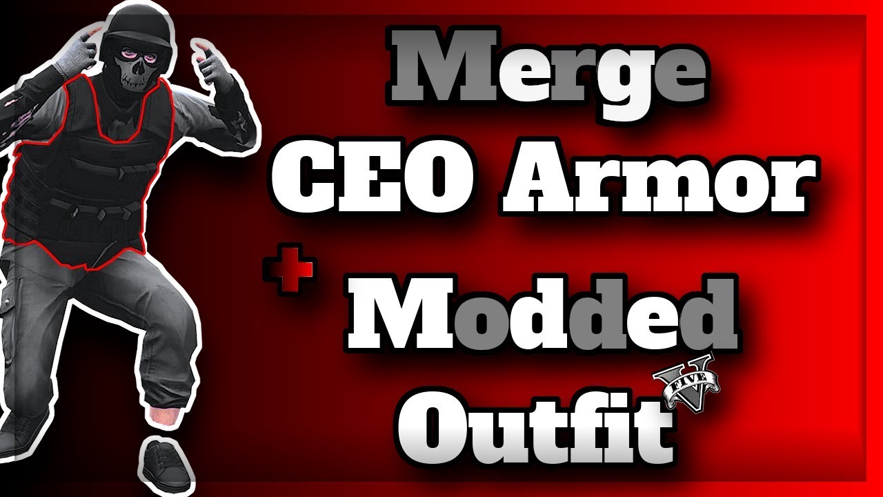 GTA5 I *NEW* Merge CEO Armor + MODDED OUTFIT! (Transfer Glitch) Patch 1.46!