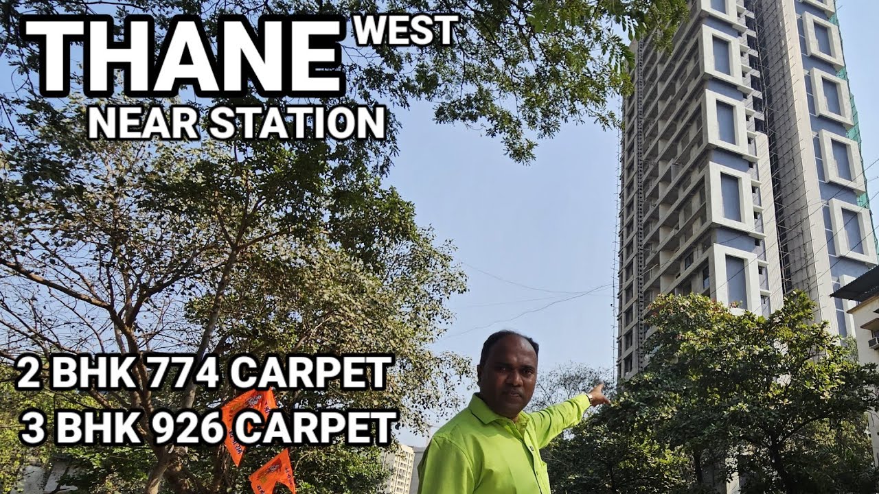 THANE west Near station,1BHK 446sq.ft | 2BHK 774sq.ft | 3BHK 926sq.ft | #thane #flats☎️9226986714