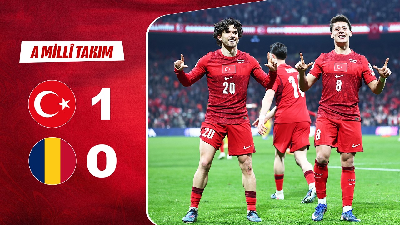 Ma&ccedil; &Ouml;zeti | T&uuml;rkiye 1-0 Romanya | FIFA D&uuml;nya Kupası Avrupa Elemeleri Play-Off Yarı Final