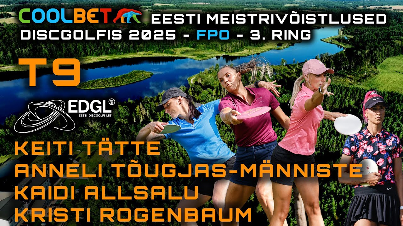 Coolbet Eesti meistrivõistlused discgolfis 2025 - FPO 3. ring