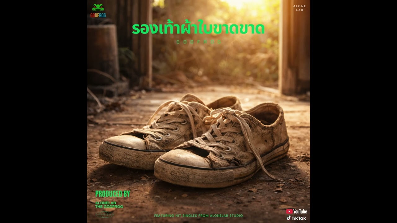 รองเท้าผ้าใบขาดขาด - GODFROG【Official Music Audio】