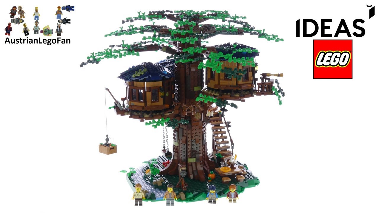 Lego Ideas 21318 Treehouse - Lego Speed Build Review