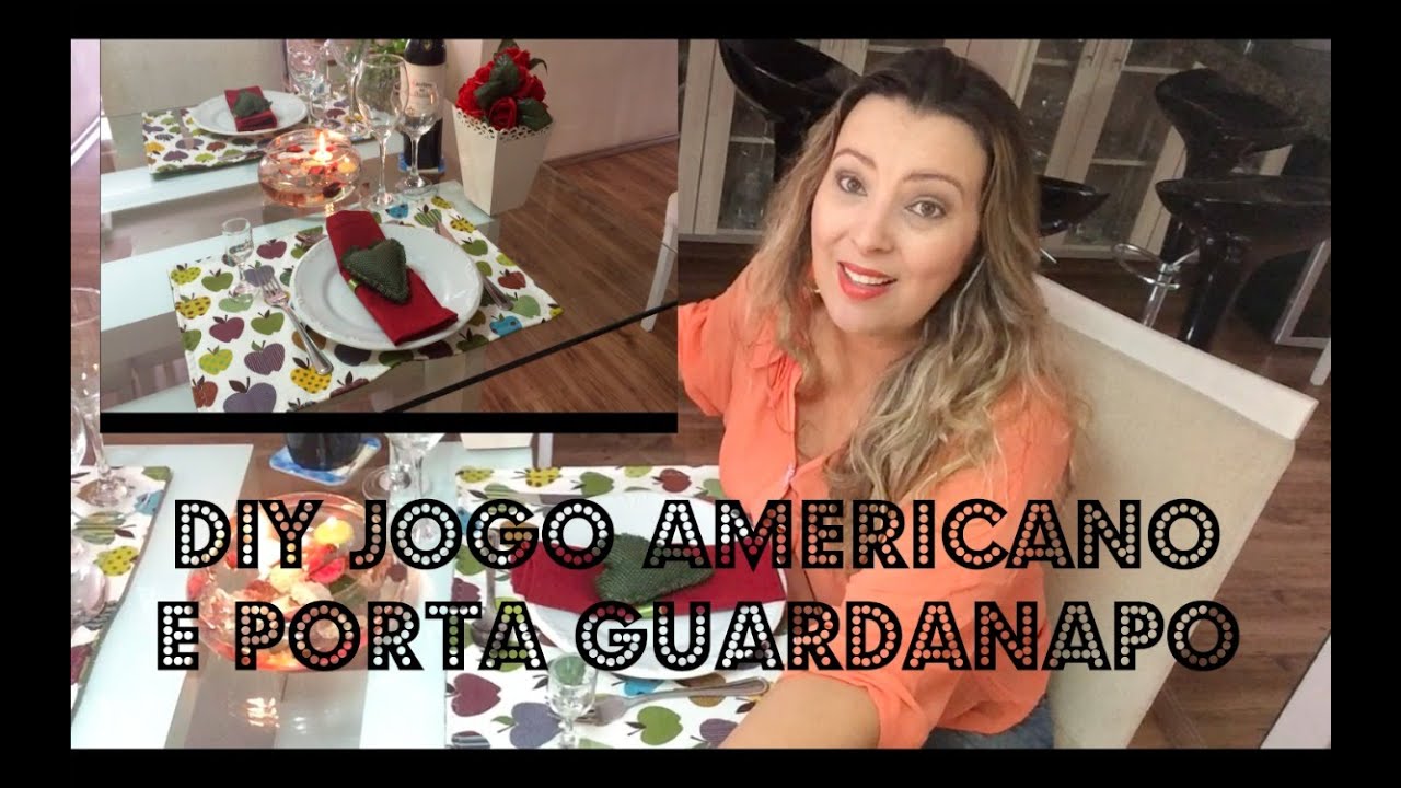 ♡♡ DIY JOGO AMERICANO E PORTA GUARDANAPO♡♡