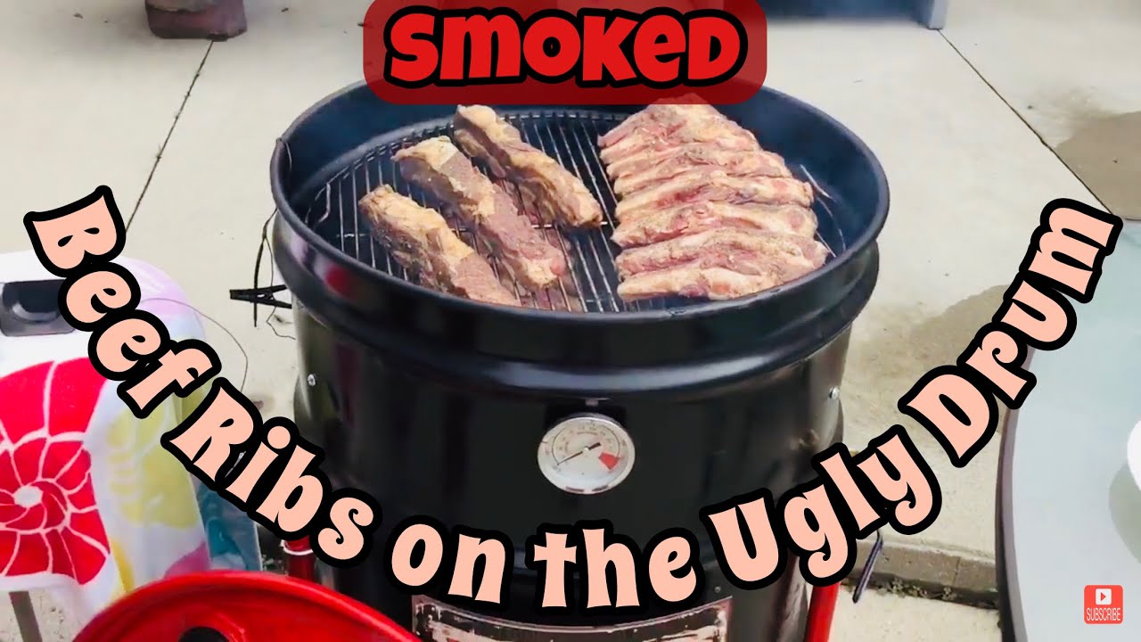 Smoked Beef Ribs & Beef Short Ribs on the Ugle Drum Smoker