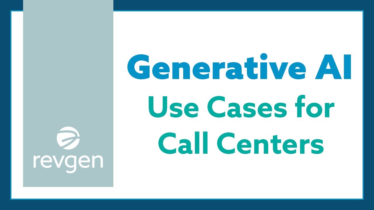 How Generative AI can Improve Call Center Productivity