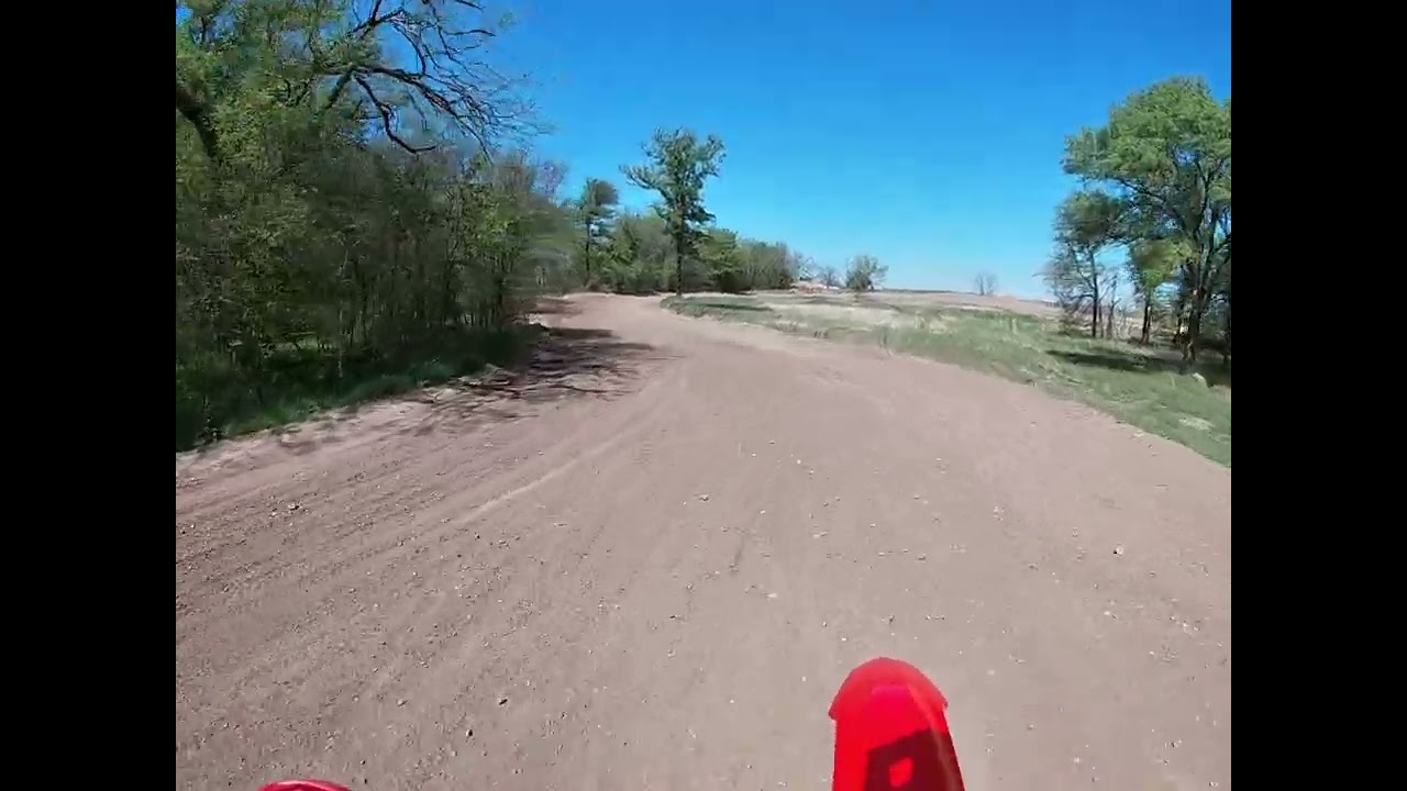 Amanda on her Honda CRF250F at Waco Eagles