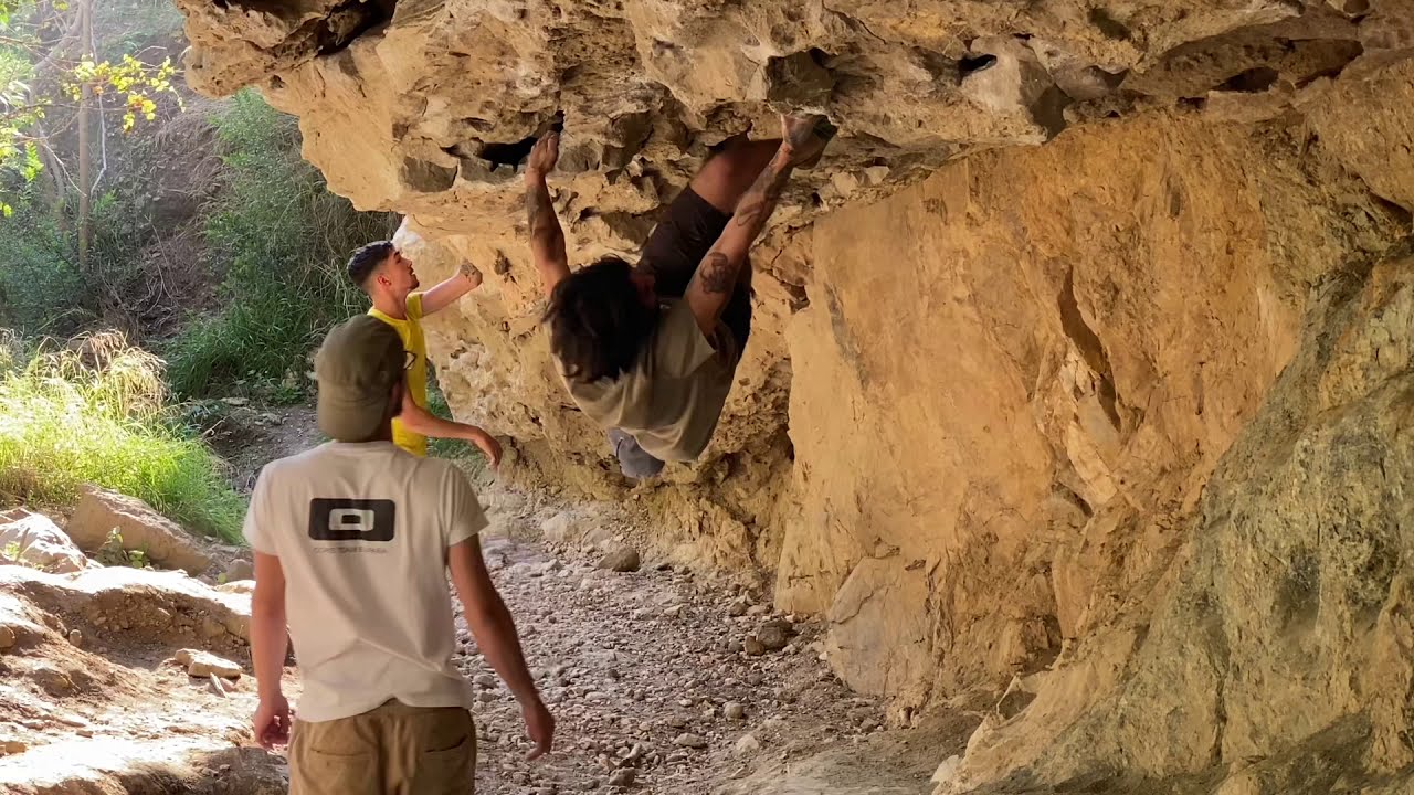 Boulder techo en el chorro