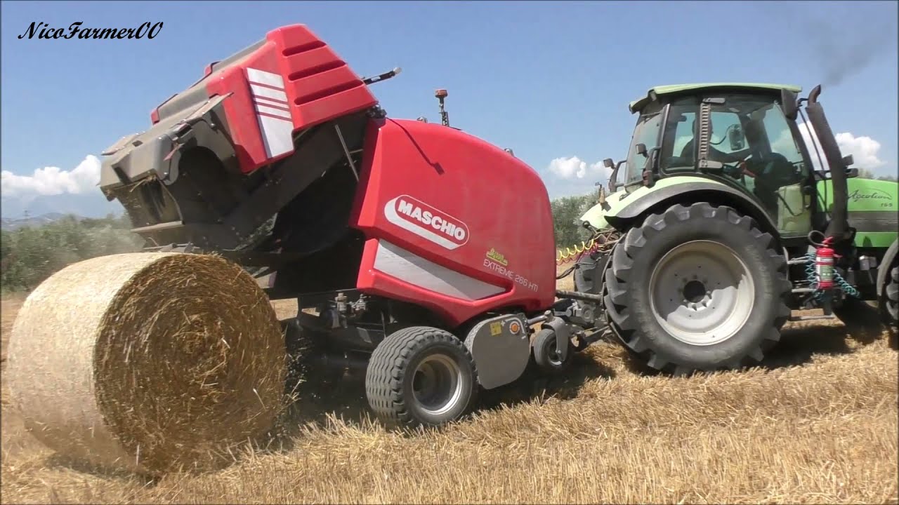 STRAW BALING 2K21 | DEUTZ-FAHR AGROTRON 165 + **NEW** MASCHIO EXTREME 266 | FREZZA
