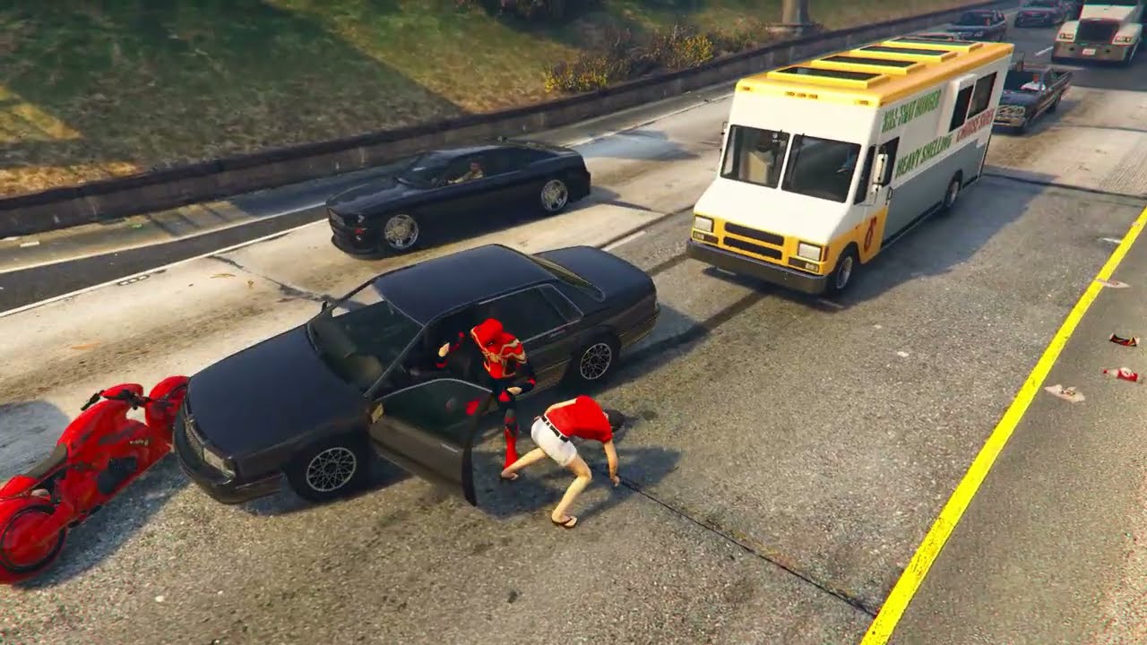 GTA5 Modes Ramp Challenge/Spiderman Bus Driving 🚌 / GTA-V EPIC Funny Moments😆 #gta5 #gaming